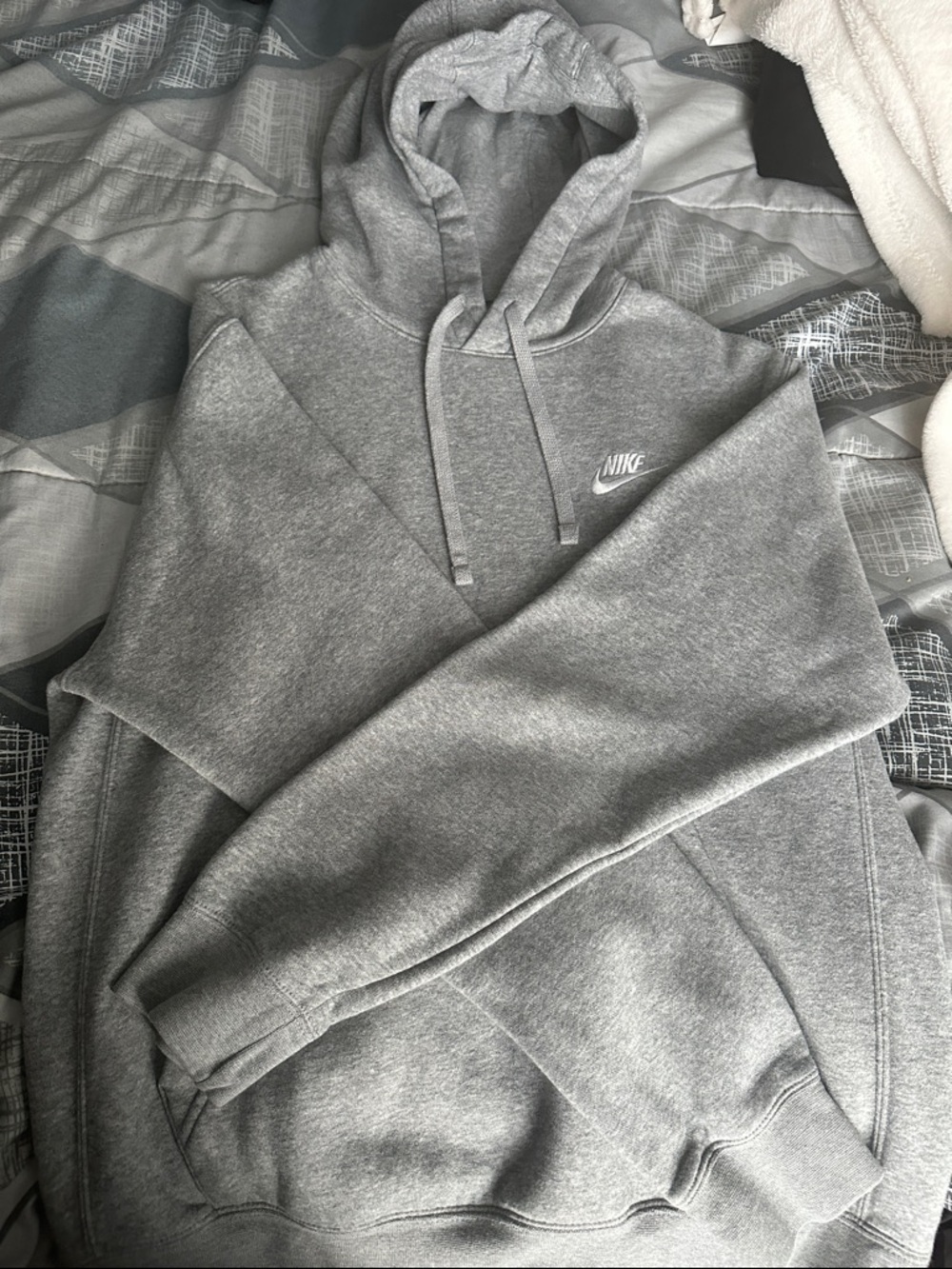 Nike Heather Gray Hoodie